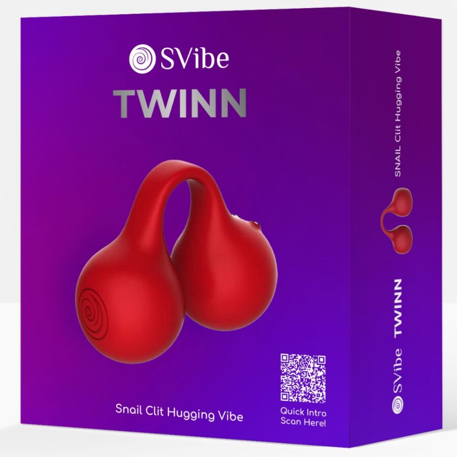 SNAIL VIBE TWINN VIBRADOR DE DEDO CHERRY