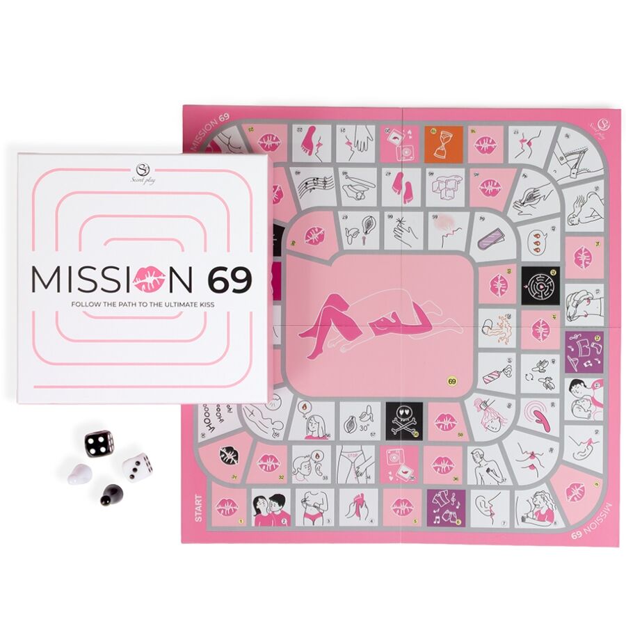 SECRET PLAY JOGO DE TABULEIRO PARA CASAIS MISSION 69