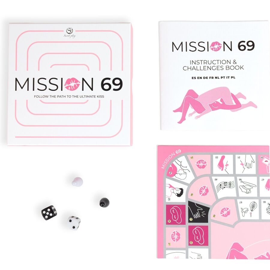 SECRET PLAY JOGO DE TABULEIRO PARA CASAIS MISSION 69