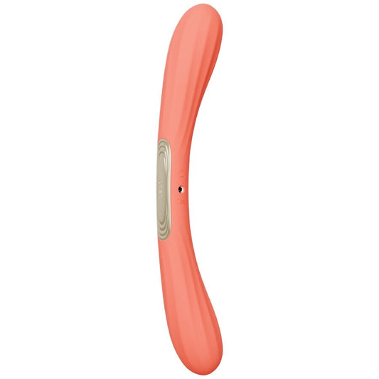 LELO BOOMERANG VIBRADOR DE PONTA DUPLA VERMELHO CORAL