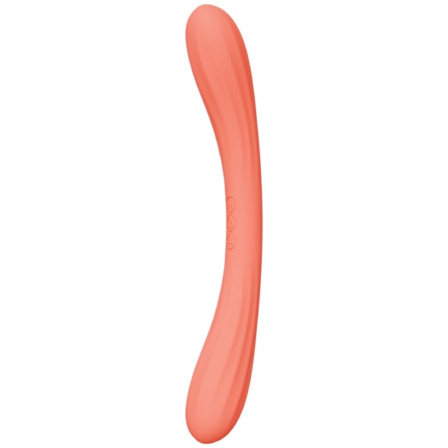 LELO BOOMERANG VIBRADOR DE PONTA DUPLA VERMELHO CORAL