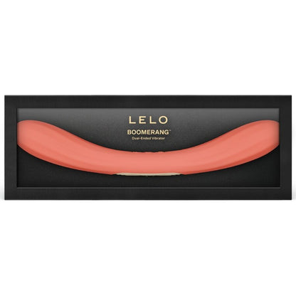 LELO BOOMERANG VIBRADOR DE PONTA DUPLA VERMELHO CORAL