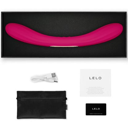 LELO BOOMERANG VIBRADOR DE PONTA DUPLA CEREJA