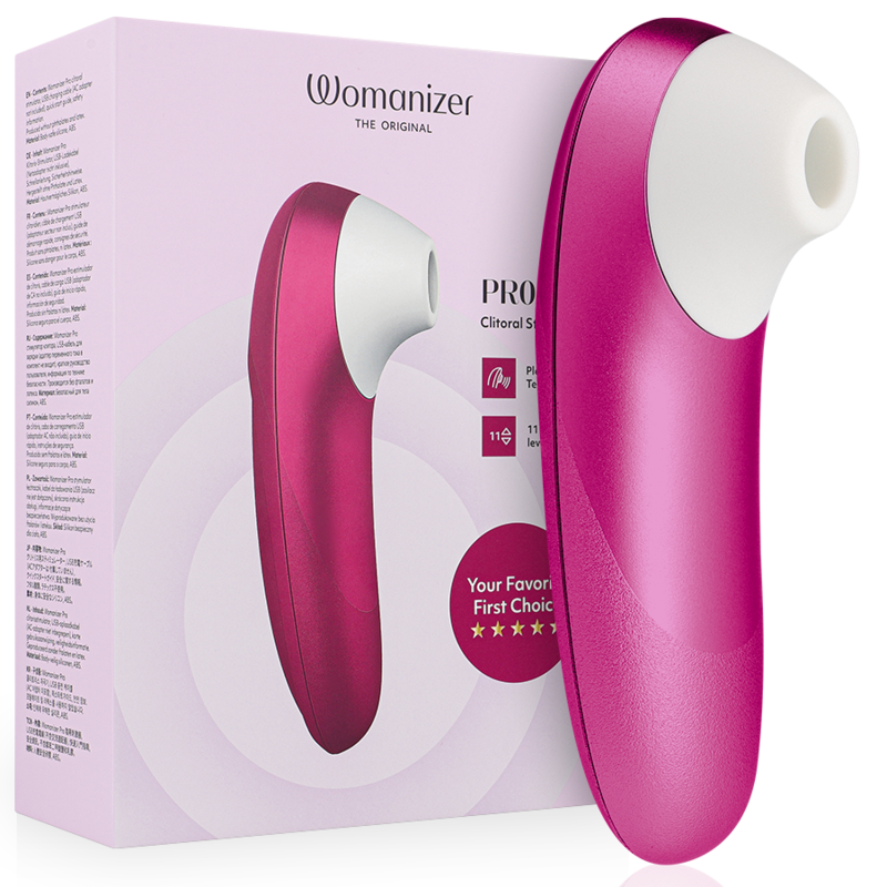 WOMANIZER PRO VIBRANT CLITORIAL ESTIMULANTE ROSA