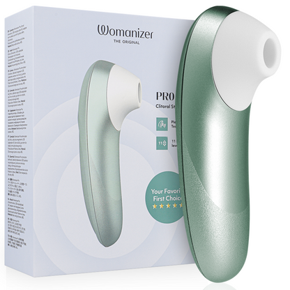 WOMANIZER PRO VIBRANT CLITORIAL ESTIMULANTE VERDE SaLVIA