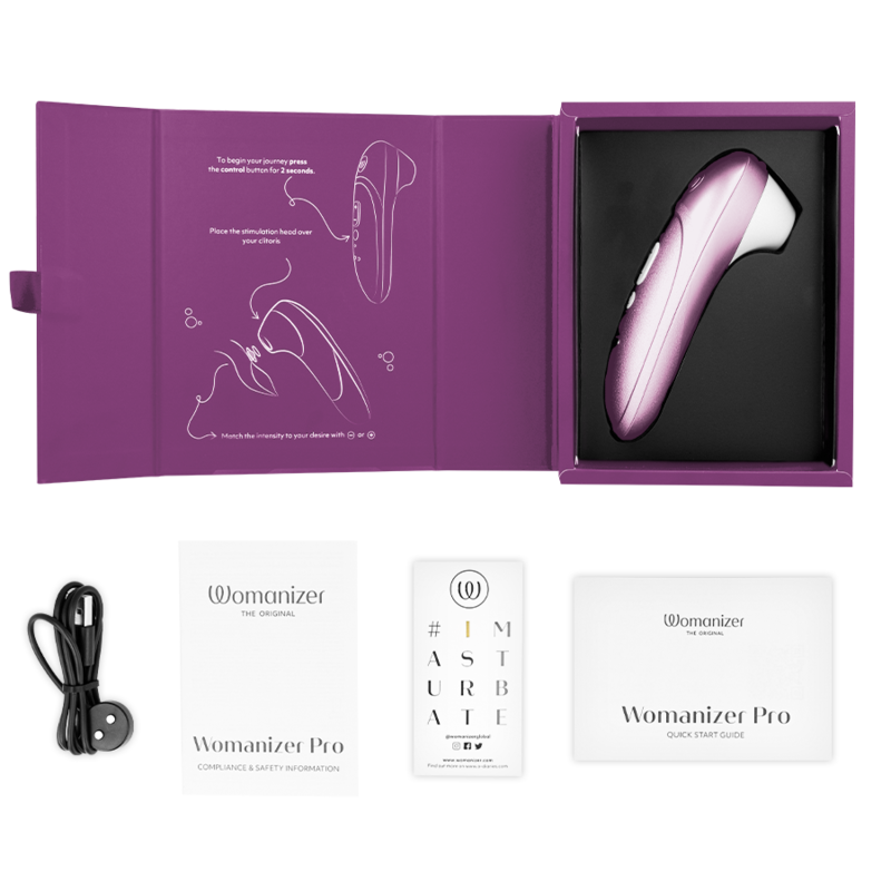 WOMANIZER PRO VIBRANT CLITORIAL STIMULATOR LILAC