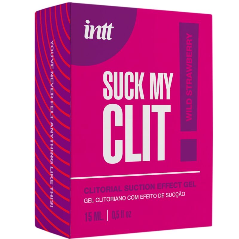 INTT SUCK MY CLIT GEL COM EFEITO DE SUCyaO MORANGO SILVESTRE 15 ML