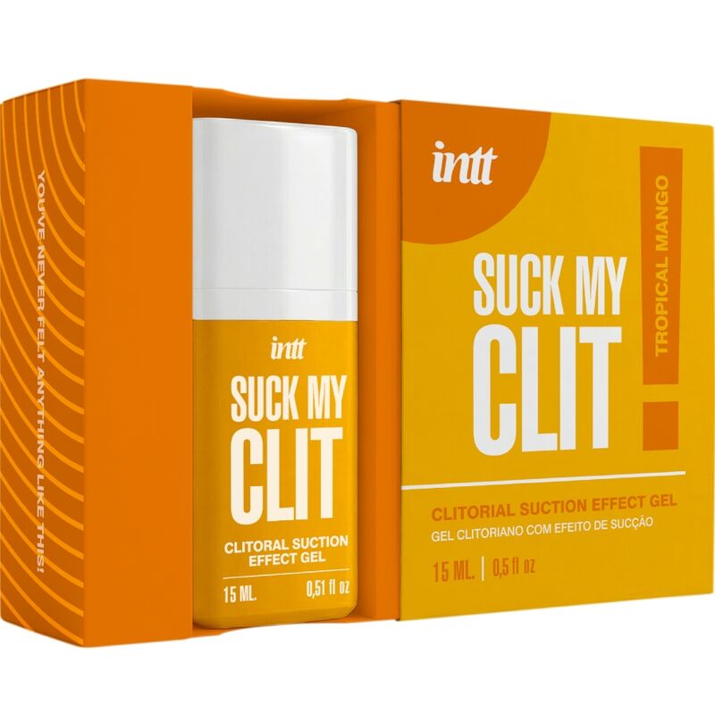 INTT SUCK MY CLIT GEL COM EFEITO DE SUCyaO MANGA TROPICAL 15 ML