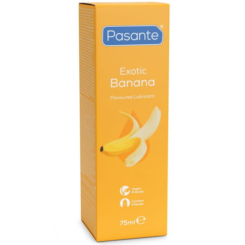 PASANTE LUBRIFICANTE a BASE DE aGUA COM SABOR DE BANANA 75 ML
