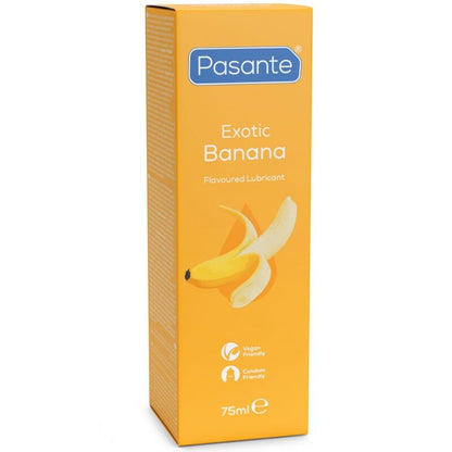 PASANTE LUBRIFICANTE a BASE DE aGUA COM SABOR DE BANANA 75 ML