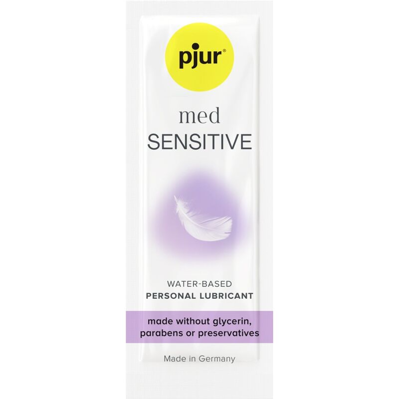 PJUR MED SENSITIVE GLIDE LUBRIFICANTE BASE DE GUA 2 ML