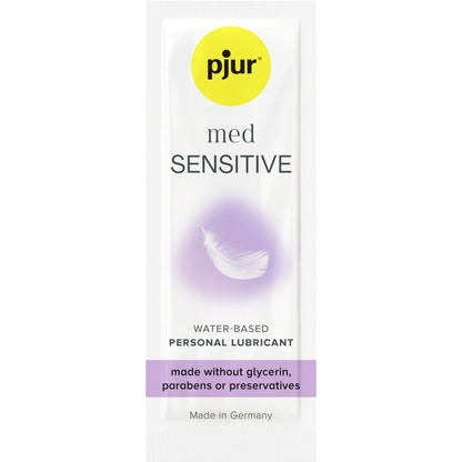 PJUR MED SENSITIVE GLIDE LUBRIFICANTE BASE DE GUA 2 ML