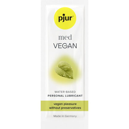 PJUR MED VEGAN GLIDE LUBRIFICANTE BASE DE GUA 2 ML