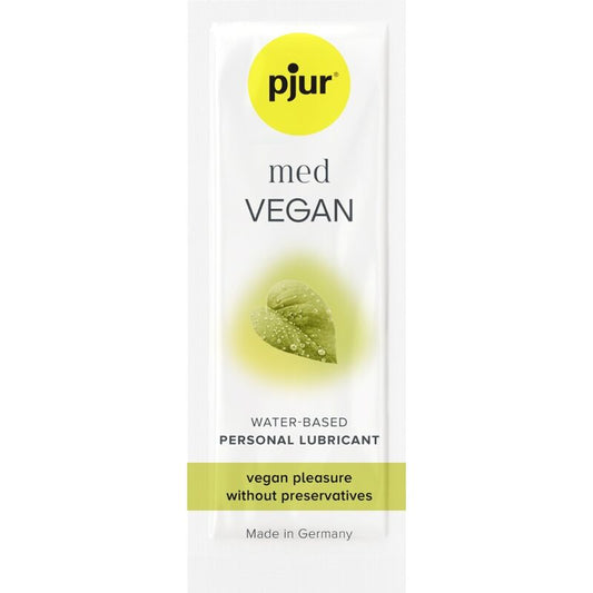 PJUR MED VEGAN GLIDE LUBRIFICANTE BASE DE GUA 2 ML