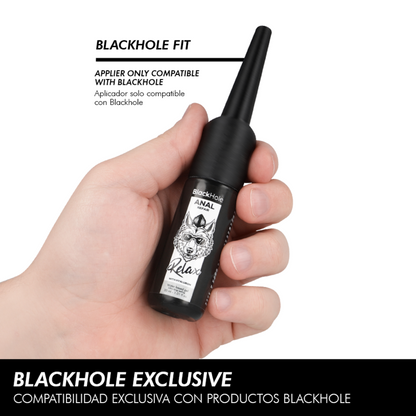 BLACK HOLE APLICADOR DE LUBRIFICANTE ANAL TAMANHO P 30 ML