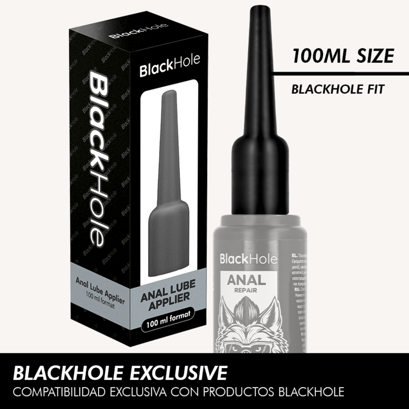 BLACK HOLE APLICADOR DE LUBRIFICANTE ANAL TAMANHO G 100 ML