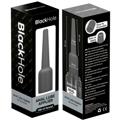 BLACK HOLE APLICADOR DE LUBRIFICANTE ANAL TAMANHO G 100 ML