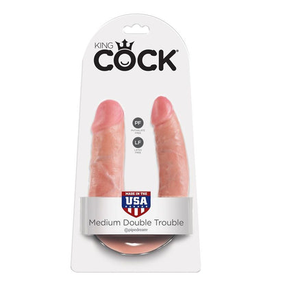 KING COCK EM FORMA DE U MeDIO DUPLO PROBLEMA CARNE