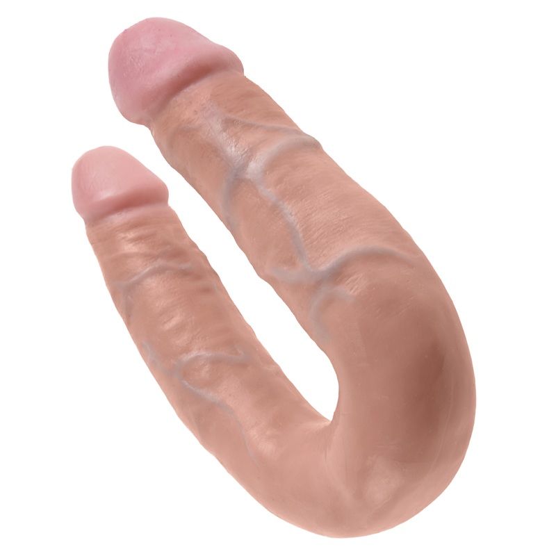 KING COCK EM FORMA DE U MeDIO DUPLO PROBLEMA CARNE