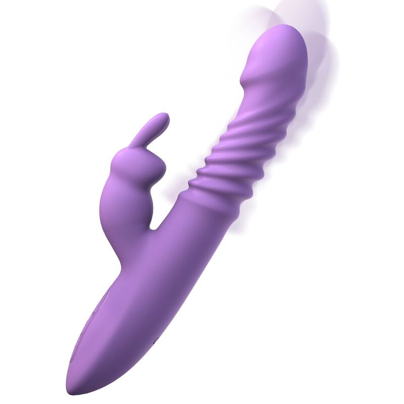FANTASY FOR HER ESTIMULADOR DE CLIToRIS DE COELHO COM OSCILAyaO DE FUNyaO DE CALOR E VIBRAyaO VIOLETA