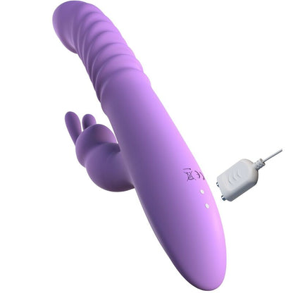 FANTASY FOR HER ESTIMULADOR DE CLIToRIS DE COELHO COM OSCILAyaO DE FUNyaO DE CALOR E VIBRAyaO VIOLETA