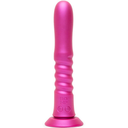 ROMP JIGGLE VIBRADOR COM MOVIMENTOS PARA CIMA E PARA BAIXO COM VENTOSA ROSA