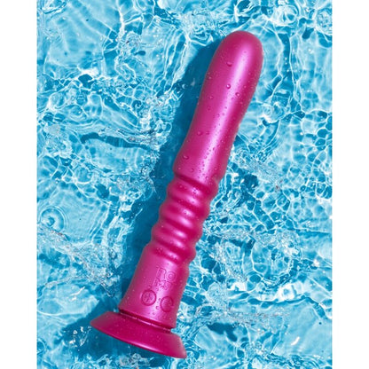 ROMP JIGGLE VIBRADOR COM MOVIMENTOS PARA CIMA E PARA BAIXO COM VENTOSA ROSA