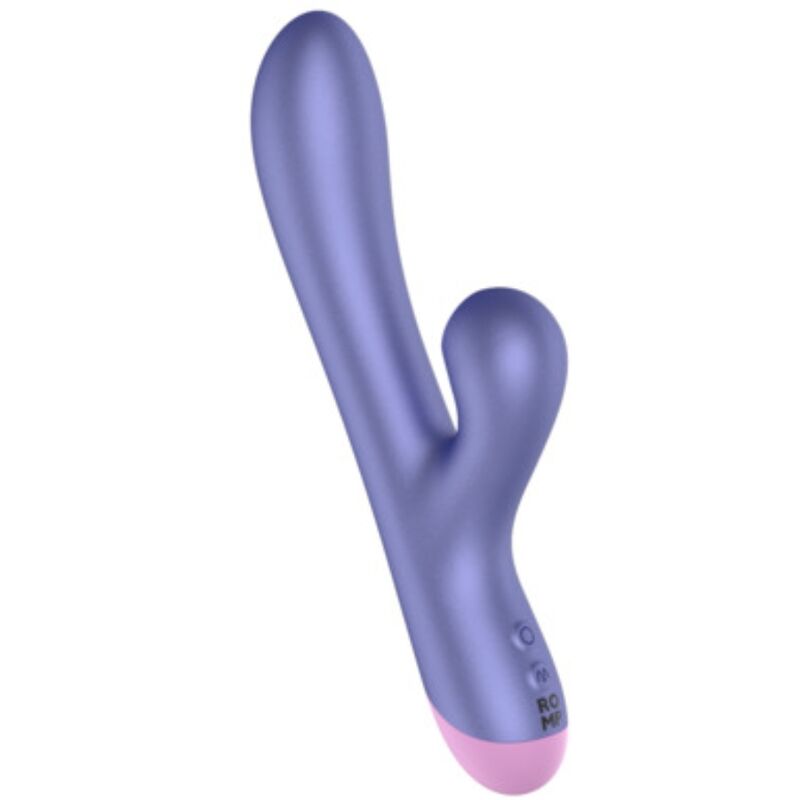 ROMP PULSE RABBIT VIBRADOR DUPLO PARA PONTO G AZUL ELeTRICO