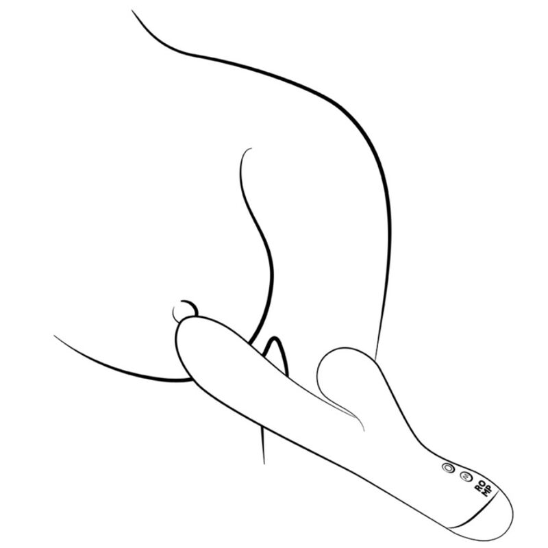 ROMP PULSE RABBIT VIBRADOR DUPLO PARA PONTO G AZUL ELeTRICO