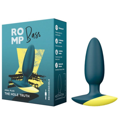ROMP BASS VIBRADOR ANAL PLUG 10 CM VERDE
