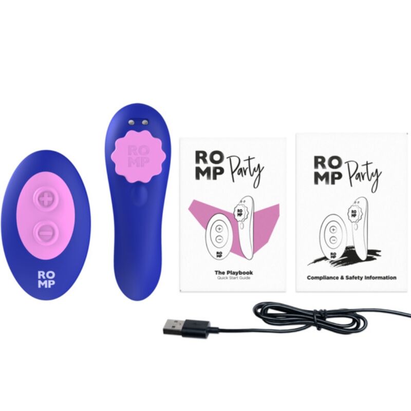 ROMP CALCINHA DE SILICONE VIBRAToRIA MAGNeTICA PARA FESTAS COM CONTROLE REMOTO