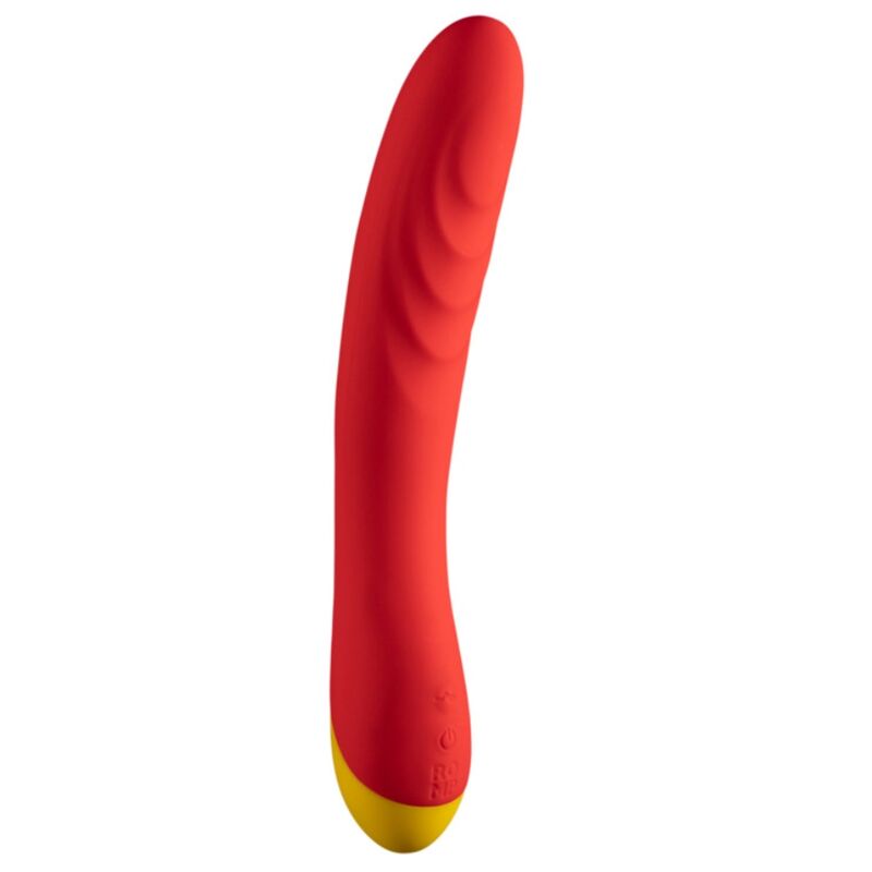 ROMP HYPE VIBRADOR MULTIFUNCIONAL PARA PONTO G VERMELHO