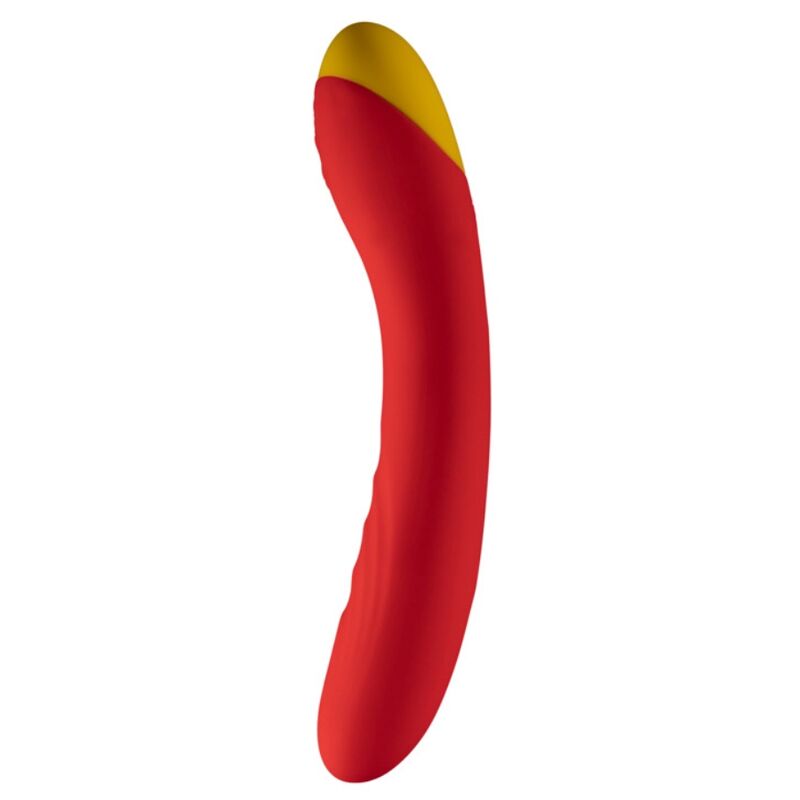 ROMP HYPE VIBRADOR MULTIFUNCIONAL PARA PONTO G VERMELHO