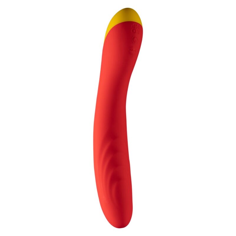 ROMP HYPE VIBRADOR MULTIFUNCIONAL PARA PONTO G VERMELHO