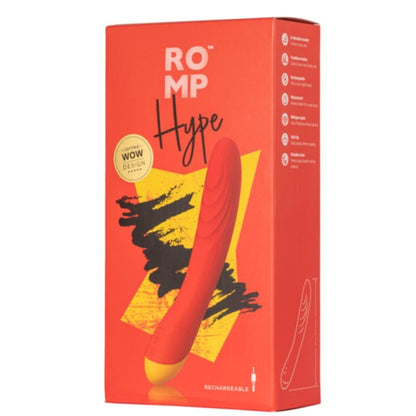 ROMP HYPE VIBRADOR MULTIFUNCIONAL PARA PONTO G VERMELHO