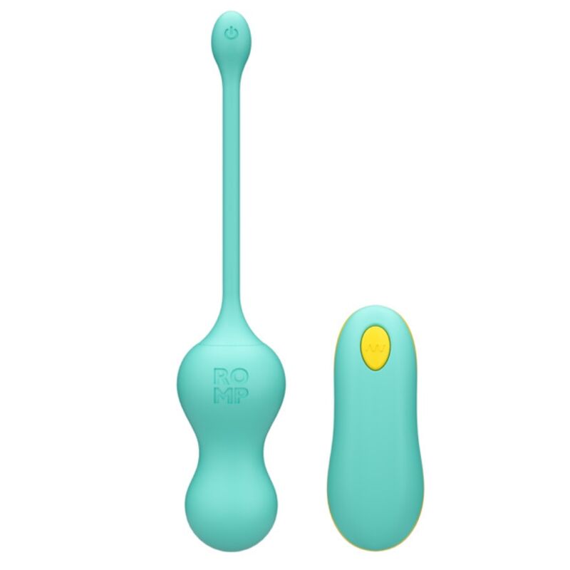 ROMP CELLO OVO VIBRAToRIO MULTIFUNCIONAL TURQUESA COM CONTROLE REMOTO