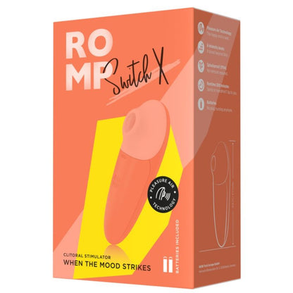 ROMP SWITCH X ESTIMULADOR CLITORIAL 6 NiVEIS LARANJA