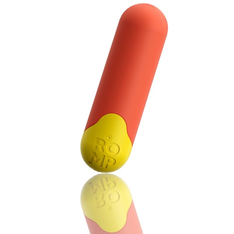ROMP RIOT MULTIFUNCIONAL VIBRAToRIO BULLET LARANJA AMARELO