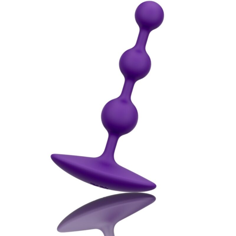 ROMP AMP CONTAS ANAL DE SILICONE FLEXiVEIS ROXAS 125 CM ROXAS