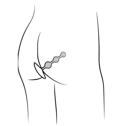 ROMP AMP CONTAS ANAL DE SILICONE FLEXiVEIS ROXAS 125 CM ROXAS