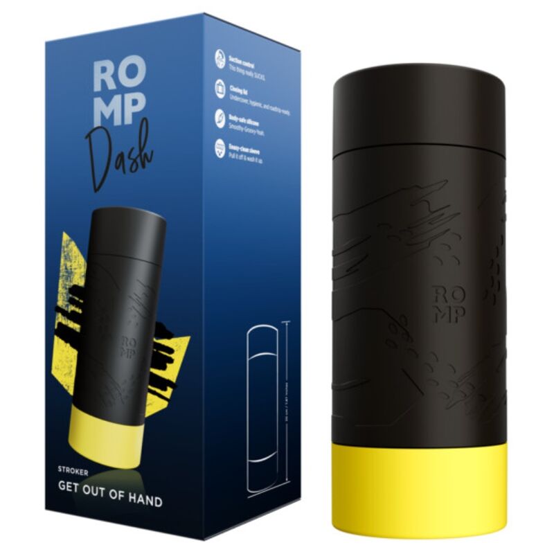 ROMP DASH MASTURBADOR MASCULINO COM CONTROLE DE SUCyaO 20 CM