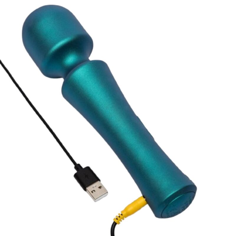 ROMP PRESTO MINI WAND VIBRATOR COM CABEyA FLEXiVEL VERDE
