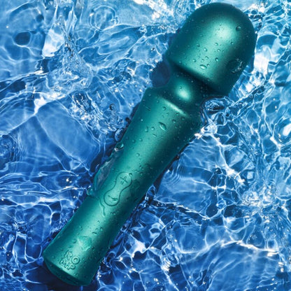 ROMP PRESTO MINI WAND VIBRATOR COM CABEyA FLEXiVEL VERDE
