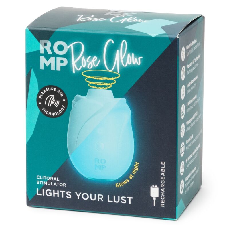ROMP ROSE SUTOR CLIToRICO GLOW QUE BRILHA NO ESCURO
