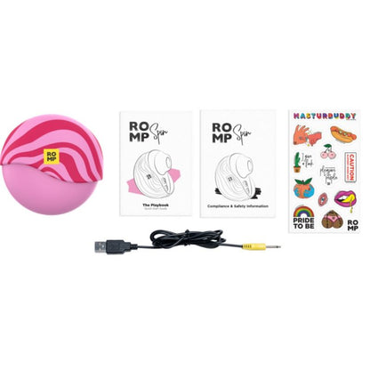 ROMP SPIN CLITORAL SUCTION ANTITUDE COM ABERTURA E FECHAMENTO ROTATIVOS