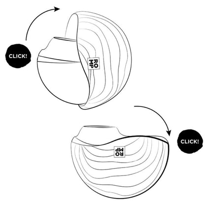 ROMP SPIN CLITORAL SUCTION ANTITUDE COM ABERTURA E FECHAMENTO ROTATIVOS