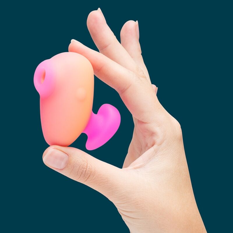 ROMP KISS VIBRADOR DE DEDO RECARREGaVEL COM SUCyaO CLIToRICA