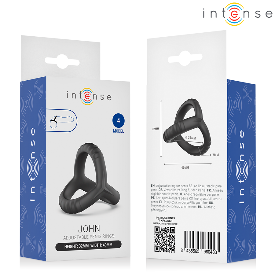 INTENSE JOHN ANEL PENIANO TRIPLO AJUSTaVEL MODELO 4