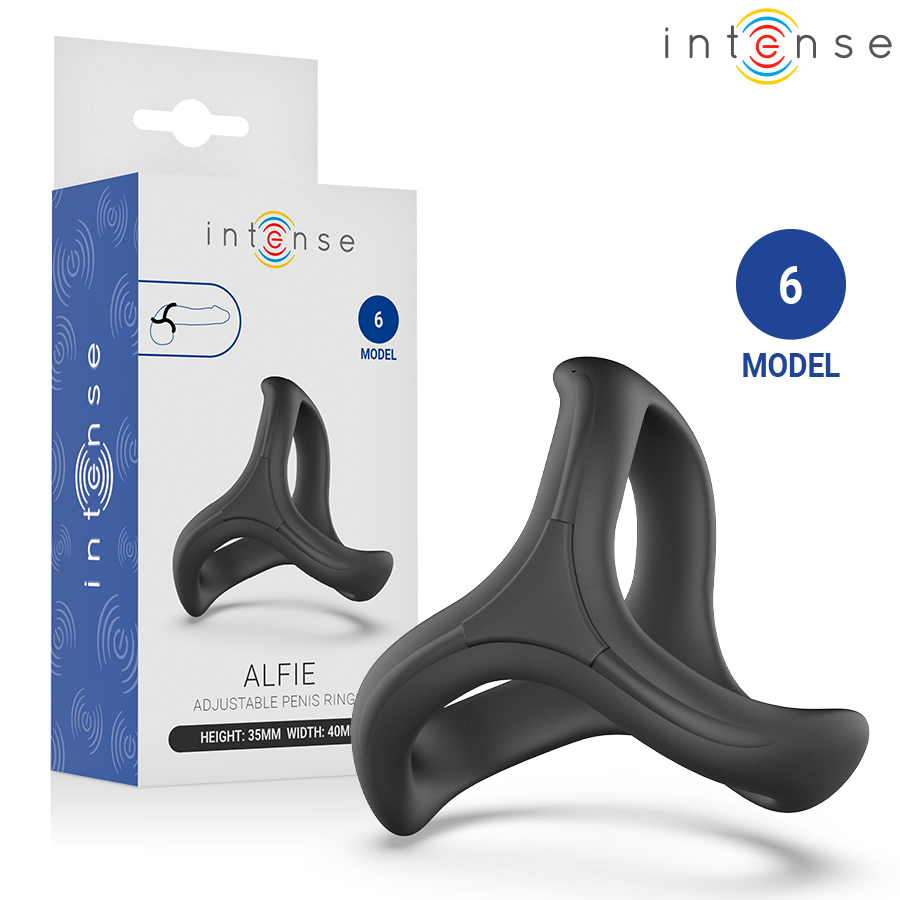 INTENSE ALFIE ANEL PENIANO TRIPLO AJUSTaVEL MODELO 6