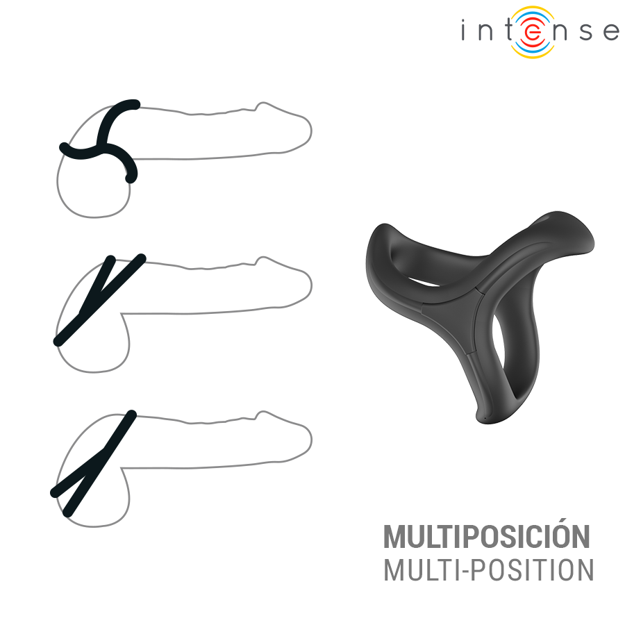 INTENSE ALFIE ANEL PENIANO TRIPLO AJUSTaVEL MODELO 6